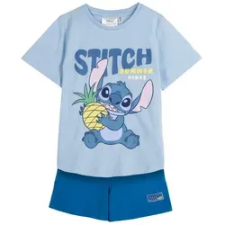 Cerda Jogginghose Disney Stitch Kinder Set French Terry Jogger – Sweat-Set für Unisex (Anzug, 2er-Pack) 8 Jahre
