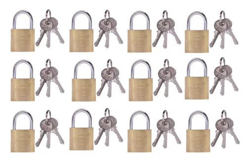 Vorhängeschlösser Gleichschließend Vorhängeschloss Bügelschloss Keller 38mm 12 x
