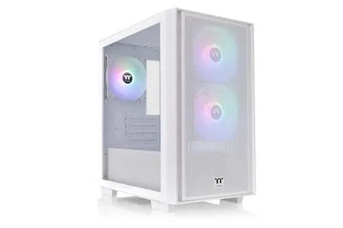 Thermaltake Versa H16 TG ARGB Micro Tower | Snow