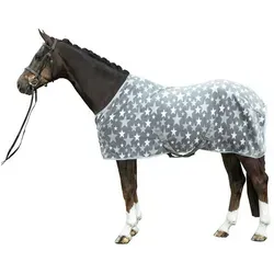 HKM Pferde-Abschwitzdecke HKM Abschwitzdecke Stars grau 155 cm