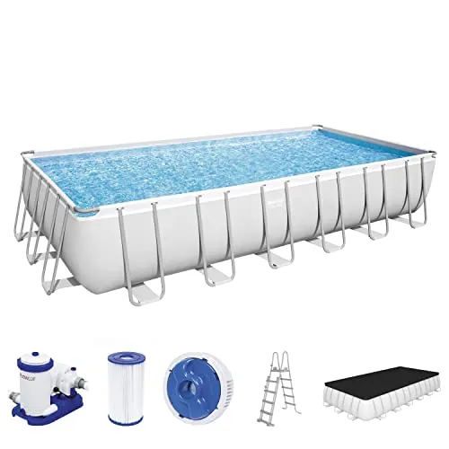Bestway Power Steel Frame Pool Komplett-Set 732 x 366 cm von Bestway