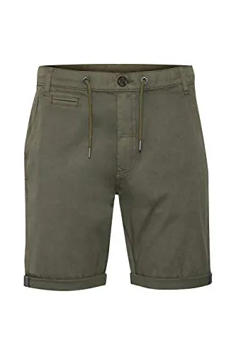 !SOLID SDLaris Herren Chino Shorts - Ivy Green - Herren-Shorts aus nachhaltiger Baumwolle mit elastischem Rippbund und Stretch für optimalen Komfort. Perfekt für lässige Sommerlooks.
