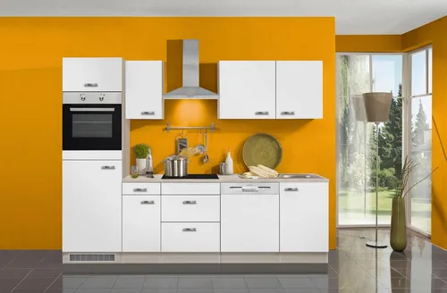 OPTIFIT Küchenzeile Faro, Breite 270 cm, wahlweise mit E-Geräten, mit Arbeitsplatte