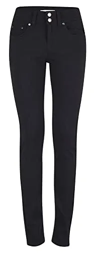 Fransa Damen Slim Hose Zalin 1 Pant, Gr. W29/L32 (Herstellergröße: 38), Schwarz (60096 Black)