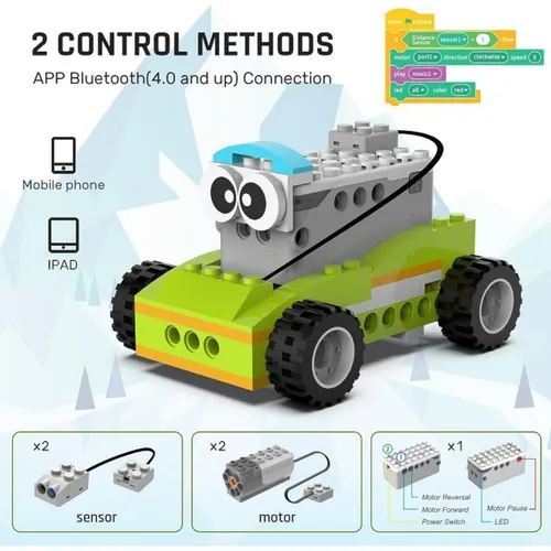Makerzoid Robot Master Premium ab 6 Jahren (MKZ-RM-PM) - Konstruktion & Bauen: Kreativer Roboterbausatz fördert das technische Verständnis und die Kreativität von Kindern ab 6 Jahren.