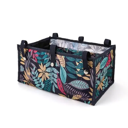 Dongawin Rollator-Tasche unter dem Sitz für Rollator, Rollator-Tasche, Organizer-Tasche, Aufbewahrung für Spaziergänger für Senoirs, Gehhilfe., Ahornblatt, S, Tragetasche