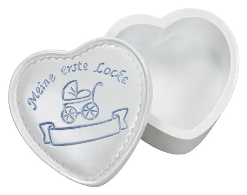 GRÄWE® Aufbewahrungsdose - 'Meine erste Locke' in blau von GRÄWE