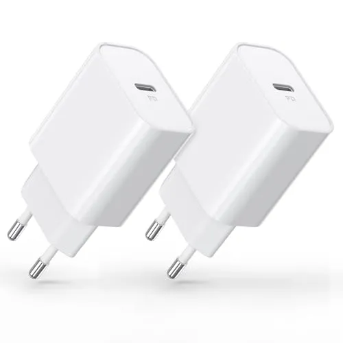 30W USB C Ladegerät, USB C Adapter, PD 3.0 i-Phone Schnellladegerät Netzteil, Ladestecker Power Stecker für i-Phone 16/15/14/13/12 Plus Pro Max Mini,AirPods iPad,Samsung Galaxy S24/S23/22 (2-Stück)