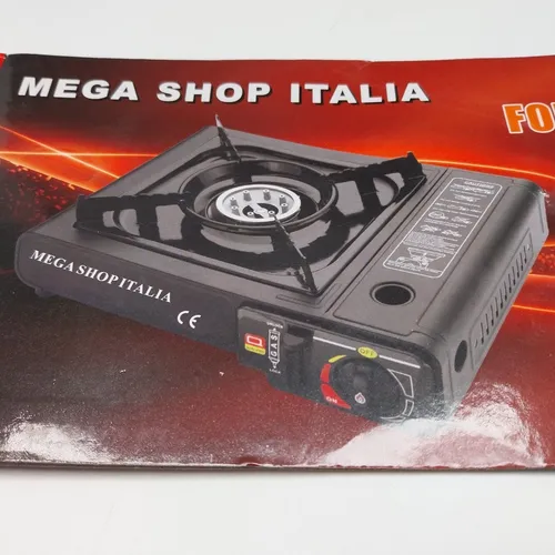 Camping-Gaskocher mit doppeltem Anschluss