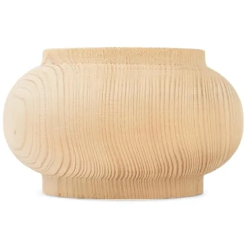 Holzando Holzfüße für Möbel aus Fichte ø70 - naturbelassenes Holz - ideal für Restauration & Reparatur - Möbelfüße Holz in Verschiedene Größen & Materialien erhältlich