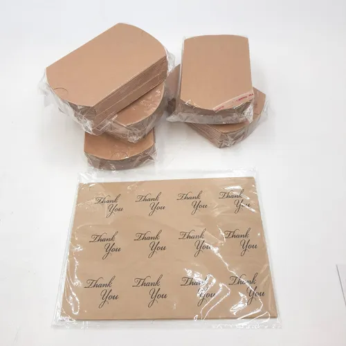 VEESUN Geschenkboxen Verpackung Kleine Geschenkboxen 6x9cm Braun Geschenkidee Ve