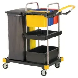 Vermop Equipe Office Edelstahl Gerätewagen von Vermop