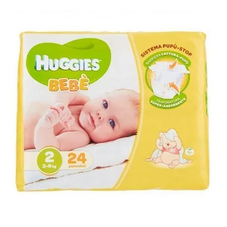 Baby Huggies® 24 Extra Care Windeln Größe 2