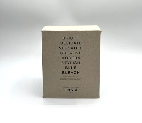 PREVIA Professional Dust Free Powder Bleach Blue, 500 g - Blondierpulver für professionelle Anwendung, staubfrei und mit blauen Pigmenten zur Neutralisation unerwünschter Orangetöne - bis zu 6/7 Töne Aufhellung möglich.