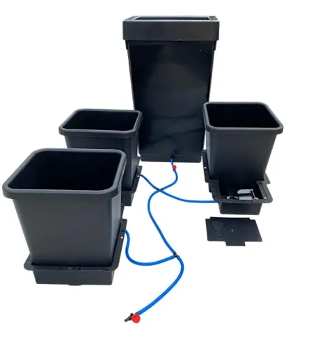 AutoPot 1Pot Bewässerungssystem mit 3 Töpfen, Automatisch und Stromlos