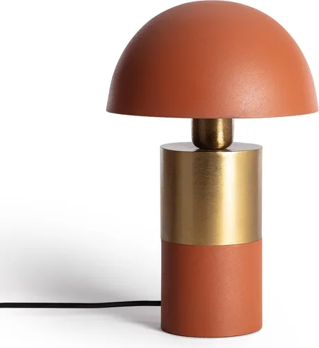 Tischlampe aus Metall Tanev Lis in Terrakotta