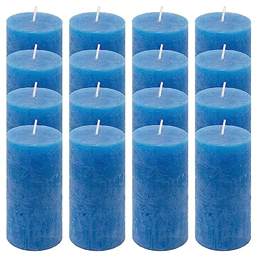 Kerzen Blau von Nexos Trading