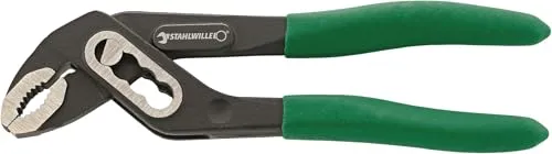 Stahlwille 6515 6 125 Wasserpumpenzange (Mini) - 4-fach verstellbar - Zangen, kompakte Wasserpumpenzange mit durchgestecktem Gelenk und Klemmschutz für sicheres Arbeiten.
