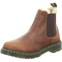 Dr. Martens 2976 Leonore Boterscotch Orleans 23898243 - Stylische Boots in Braun - Wanderschuhe aus hochwertigem Leder mit warmem Kunstfell, ideal für kalte Tage und modische Abenteuer.