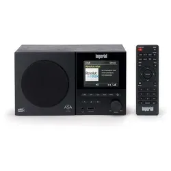 IMPERIAL DABMAN-120BK DAB+ Radio mit Bluetooth - Elegantes DAB+ Radio im Holzgehäuse mit Bluetooth 5.3. Genießen Sie klaren Sound, USB-Player & Ladefunktion sowie ein integriertes Warnsystem. Ideal für Küche, Büro oder als Wecker.