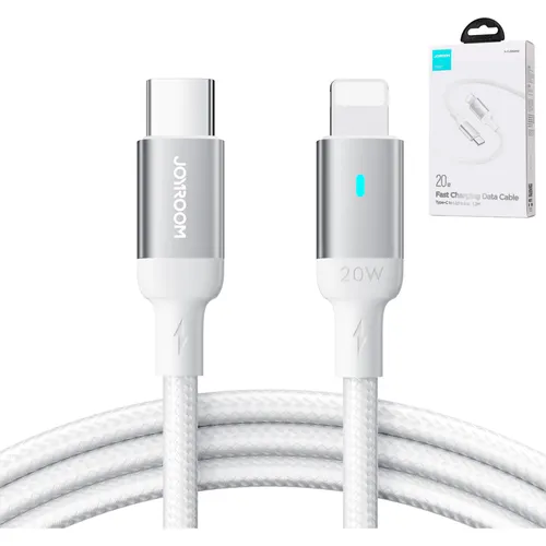 Joyroom S-CL020A10 Extraordinary Series 20W Type-C to Lightning Fast Charging Data Cable 1.2m-White (1.20 m, USB 2.0, 20 W) (S-CL020A10)