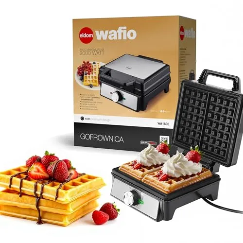 Waffeleisen für 2 rechteckige Waffeln