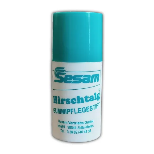 Sesam Hirschtalgstift 25g - Gummipflege - Öle & Schmierstoffe - Der geruchsneutrale Hirschtalgstift schützt Gummidichtungen vor Frost und Verwitterung, ideal für die Pflege von Autotüren und Fenstergummis.