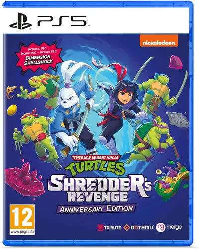 Teenage Mutant Ninja Turtles Shredders Revenge A.E. - PS5 [EU Version] - PS5-Spiel mit atemberaubender Pixelkunst und bis zu 6-Spieler Koop. Erlebe nostalgisches Beat 'em up-Gameplay und kämpfe gegen Shredder und seine Schergen!