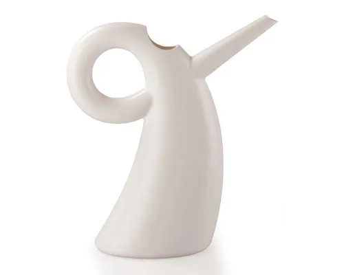 Alessi DIVA Gießkanne 1.5 l - Weiß - Wasserkocher aus thermoplastischem Harz, stilvolles Design in Weiß, ideal für Garten und Balkon.