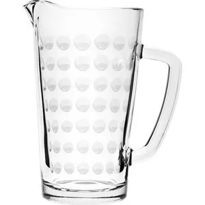 Leonardo Krug Optic 043375, 1l – Eleganter Glas Krug - Transparenter Krug mit 1 Liter Fassungsvermögen, ideal für den täglichen Gebrauch. Mit dreidimensionaler Innenveredelung und spülmaschinengeeignet. Perfekt für stilvolle Tischdekoration.