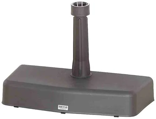 Siena Garden Kunststoff Schirmständer anthrazit in weiß von SIENA GARDEN