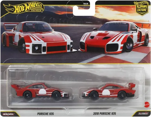 Hot Wheels Premium Car Culture 2er-Pack (Porsche 935 & 2018 Porsche 935)