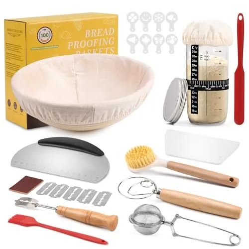Clheatky Sauerteig Starter Set, 11-teilig
