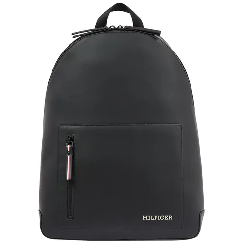 Tommy Hilfiger TH Pique Daypack mit Laptopfach in schwarz von Tommy Hilfiger