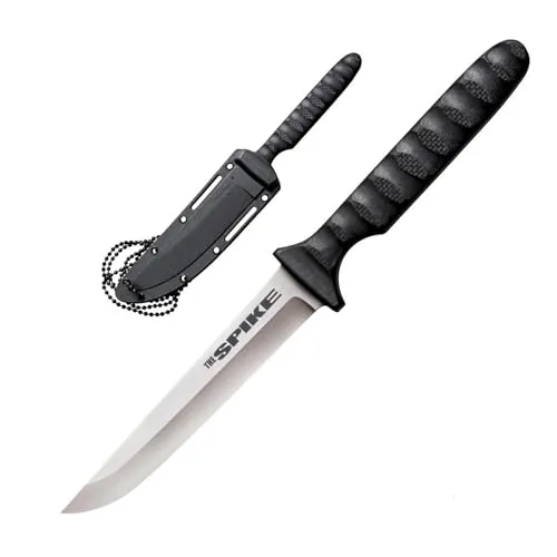 Cold Steel Drop Point Spike Messer 4116 - Taschenmesser mit robustem Edelstahl und leichtem Polimergriff, ideal für Outdoor-Aktivitäten und den täglichen Gebrauch.