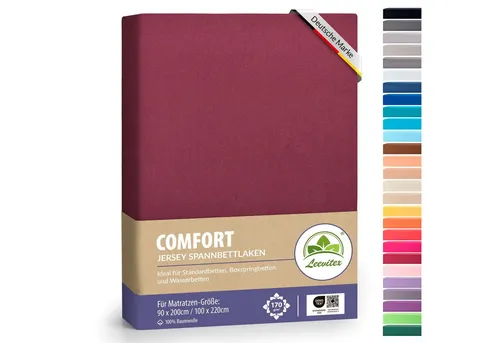 Bettlaken Rot von Leevitex
