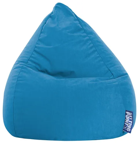 Sitting Point Sitzsack EASY L, blau - Sitzsack in Blau aus der Serie Easy, perfekt für entspanntes Sitzen und eine moderne Wohnatmosphäre.