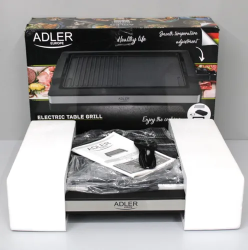 Adler AD 6614 Elektrischer Tischgrill Schwarz 3000W