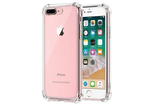 CoolGadget Handyhülle Anti Shock Rugged Case für Apple iPhone 7 Plus / 8 Plus 5,5 Zoll, Slim Cover Kantenschutz Schutzhülle für iPhone 7 Plus, 8 Plus Hülle