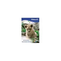 Pelikan Zeichenblock A4 20 Blatt 100g - Hochwertiger Zeichenblock mit 20 Blatt feinem, glattem Zeichenpapier (100 g/m²) im A4-Format. Ideal für kreative Projekte, mit praktischen Perforationen zum einfachen Heraustrennen.