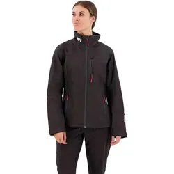 Helly Hansen Damen W Crew Jacke, Black, L - Outdoor Freizeitjacke für Damen, winddicht und wasserdicht mit Helly Tech Protection-Technologie, ideal für Segeltörns und maritimen Lifestyle.