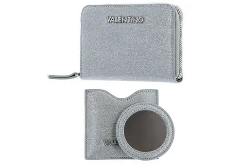 VALENTINO BAGS Geldbörse Set 2-tlg. mit RFID-Blocker in silber von Valentino