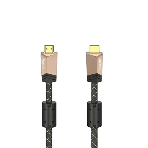 HDMI™ Premium Kabel mit Ethernet, männlich, Ferrit, Metall, 3,0 m