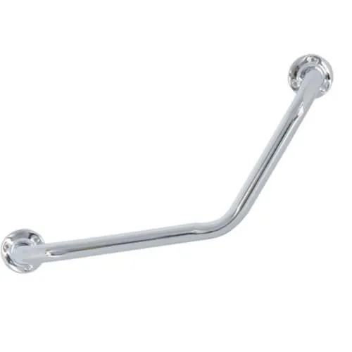 Wannengriff Duschgriff Wandgriff Haltegriff Griff Badehilfen Badgriff gebogen 30° - 54 x 13.5 x 10 cm