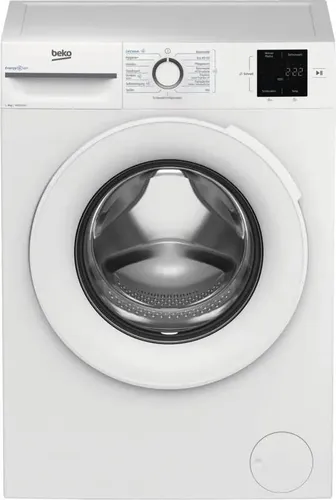 Beko BM3WFT38413W Waschmaschine, 1-8 kg, 1400 U/min - Standgerät, EEK:A