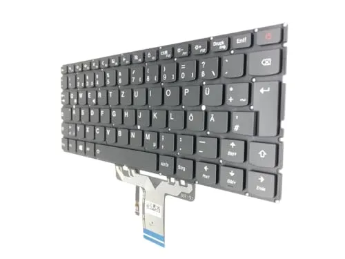 T-ProTek DEUTSCHE - Schwarz Tastatur Beleuchtung kompatibel für Lenovo IdeaPad 710S-13ISK Plus 80VU