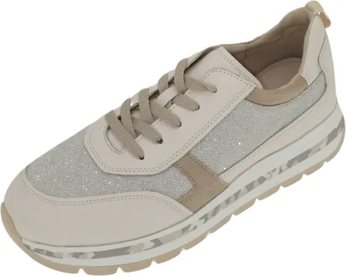 Caprice Woms Lace-up Damen Schnürer in Beige, Größe 42 - Businessschuhe aus hochwertigem Leder, eleganter Stil und optimaler Tragekomfort für lange Arbeitstage.