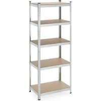 Schwerlastregal 5 Böden 500 kg - Ideal für Werkstatt & Garage - Regalsysteme mit verstellbaren Böden, robustes Stahlmaterial und hohe Kapazität bis 500 kg - perfekt für Ihre Werkstatt oder Garage.