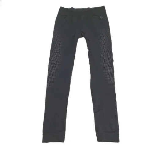 Odlo Damen Funktionsunterwäsche Lange Hose PERFORMANCE WARM ECO - black, hervorragendes Feuchtigkeitsmanagement und nachhaltiges Design für aktive Frauen