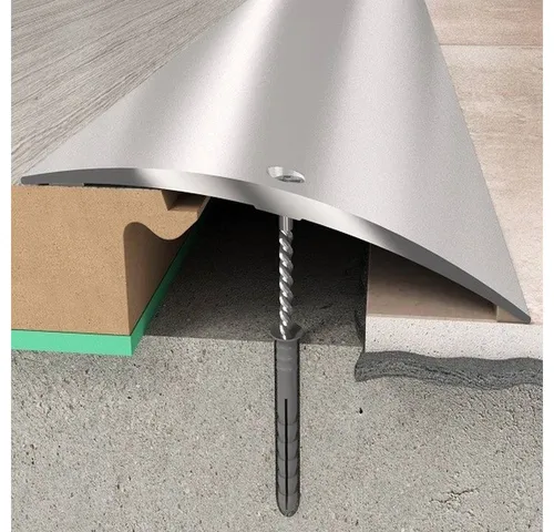 PROVISTON Übergangsprofil Aluminium 70x6.55x930 mm Silber - Hochwertiges Aluminium-Übergangsprofil für nahtlose Verbindungen zwischen Bodenbelägen. Schützt vor Stolperfallen und ist einfach zu montieren. Ideal für ein harmonisches Wohnambiente.
